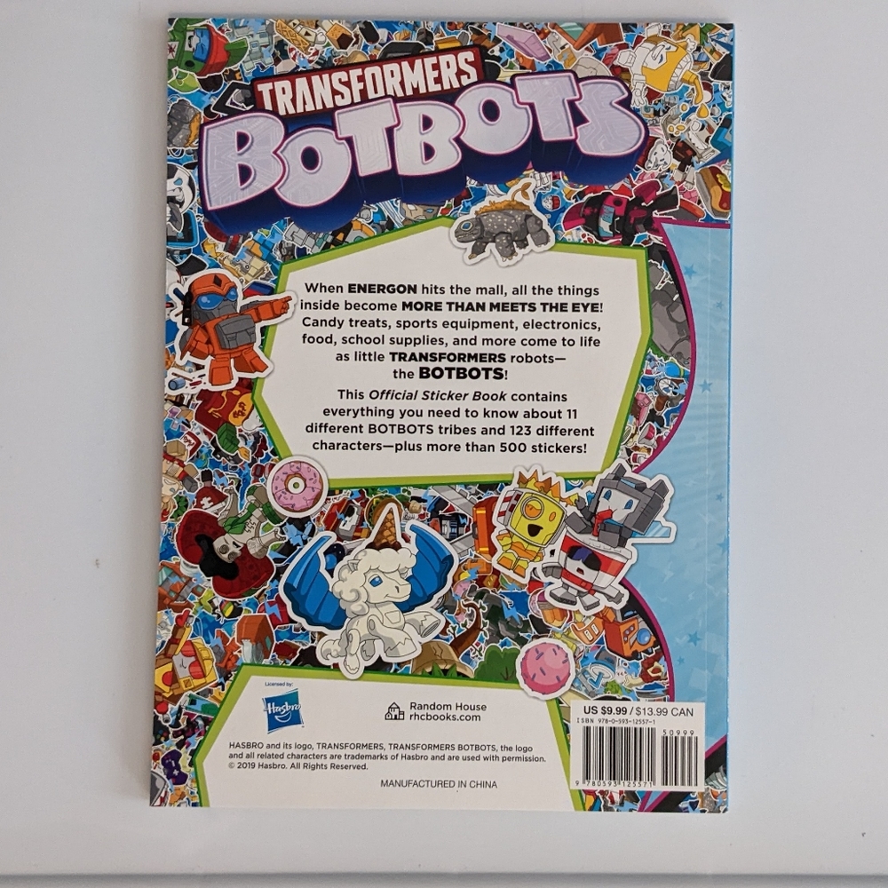 Transformers Botbots Official Sticker Book - Picture 3 of 3